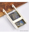Pendentif Authentique Labradorite bleue 