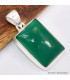 Pendentif Onyx Vert rectangulaire Pendentifs pierres naturelles SK1.5