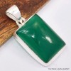 Pendentif Onyx Vert rectangulaire 