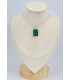 Pendentif Onyx Vert rectangulaire Pendentifs pierres naturelles SK1.5