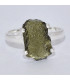 Bague Authentique Modavite brute taille 52 (8) Bijoux en Moldavite SK50.8