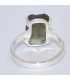 Bague argent Modavite brute taille 49 (11) Bijoux en Moldavite SK50.11