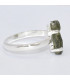 Bague argent Modavite brute taille 52 (12) Bijoux en Moldavite SK50.12