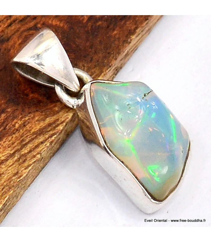 Pendentif en Opale welo brute Bijoux en Opale Ethiopienne SK13.5