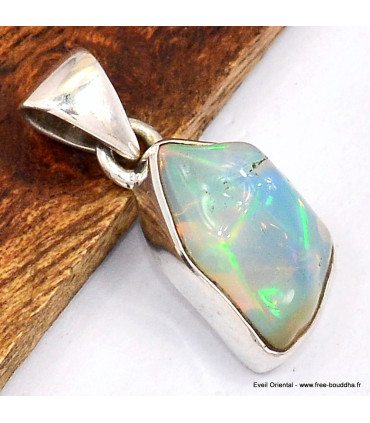 Pendentif en Opale welo brute Bijoux en Opale Ethiopienne SK13.5