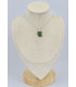 Pendentif argent 925 Chrome diopside brut