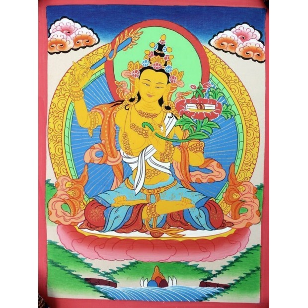 Tangka de Manjushri : signification, bienfaits et fabrication