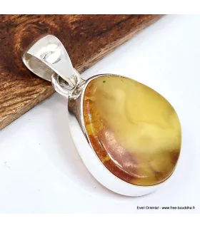 Pendentif Authentique ambre naturel - Pendentifs pierres naturelles