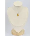 Pendentif ambre naturel argent 925 - Pendentifs pierres naturelles
