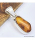 Bijou pendentif argent Ambre naturel