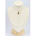 Bijou pendentif argent Ambre naturel - Pendentifs pierres naturelles