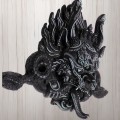 Statue Masque Mahakala, un Gardien Mystique aux Pouvoirs Protecteurs