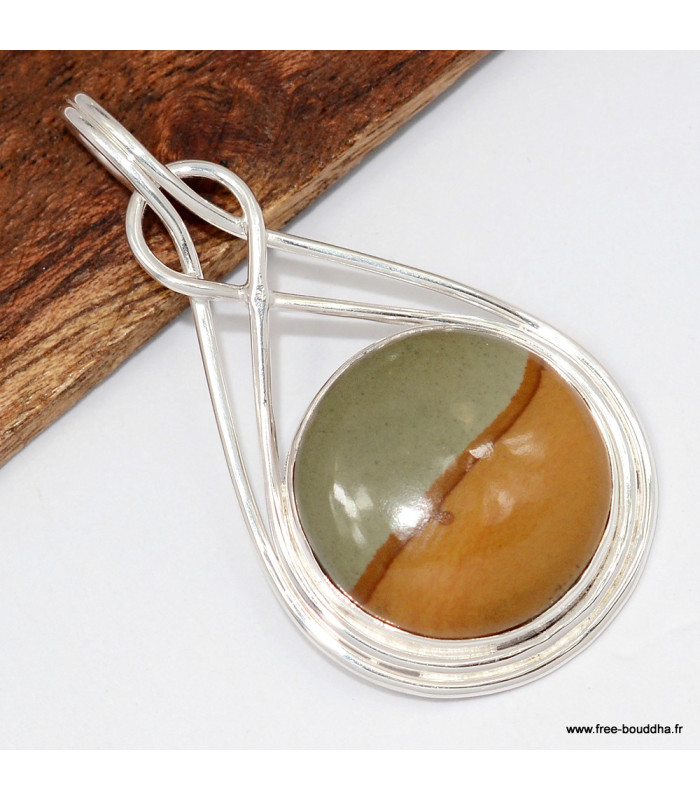 Pendentif Jaspe American Picture moderne