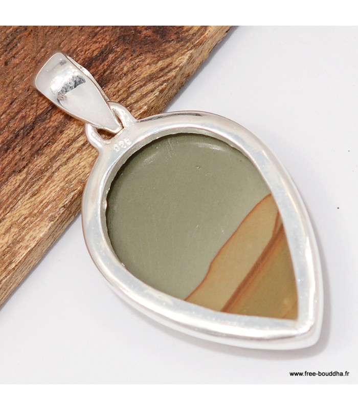 Pendentif Jaspe American Picture goutte