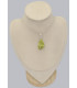Pendentif Lezardite Serpentine asymétrique