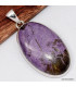 Gros pendentif argent Stichtite