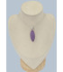 Pendentif marquise argent Stichtite