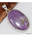 Pendentif Stichtite véritable de Tasmanie Argent 925 certifié