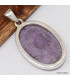 Pendentif Stichtite oval argent 925