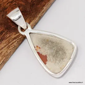 Pendentif argent Opale de feu - Pendentifs pierres naturelles
