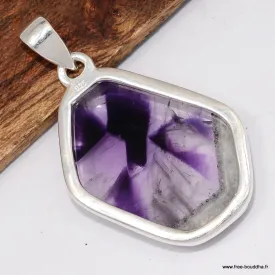Pendentif argent Auralite 23 - Pendentifs pierres naturelles