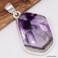 Pendentif Auralite 23 certifié en argent 925