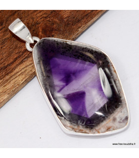Grand Pendentif pierre naturelle Auralite 23