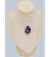 Grand Pendentif pierre naturelle Auralite 23