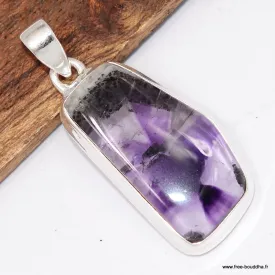 Pendentif argent pierre naturelle Auralite 23 - Pendentifs pierres naturelles