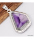 Authentique Auralite 23, pendentif pierre naturelle argent