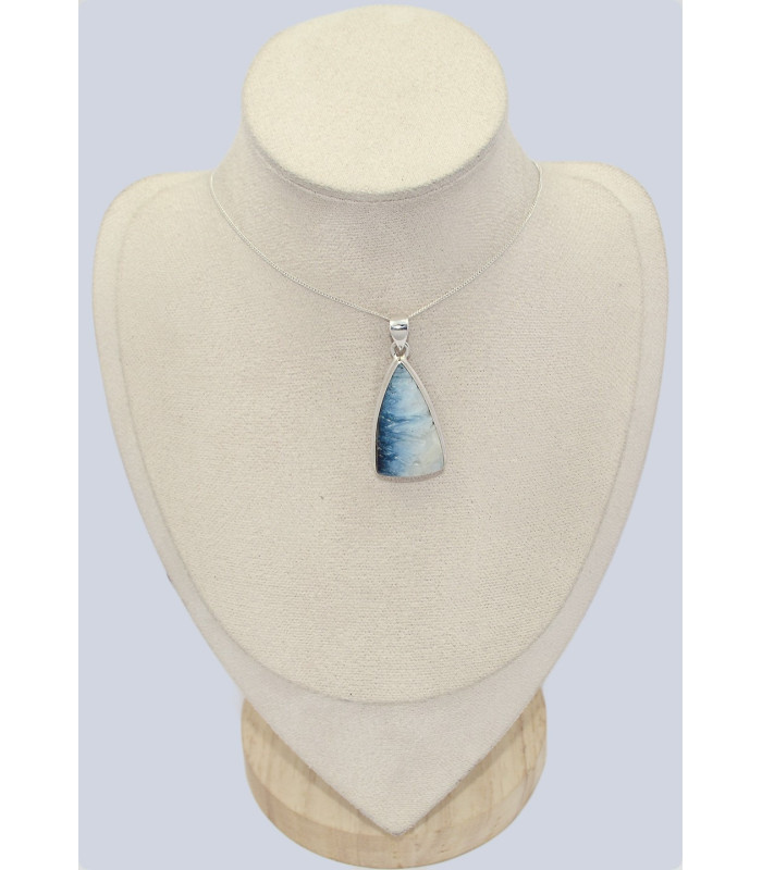 Pendentif Nakaurite Glacierite argent 925