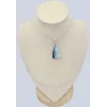 Pendentif Nakaurite Glacierite argent 925 - Pendentifs pierres naturelles