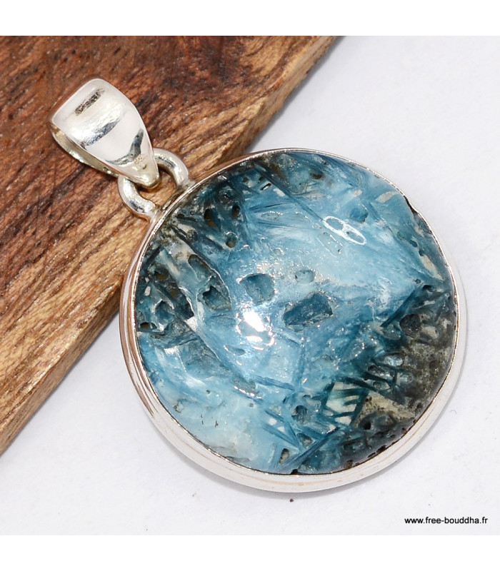 Pendentif Glacierite Nakaurite rond