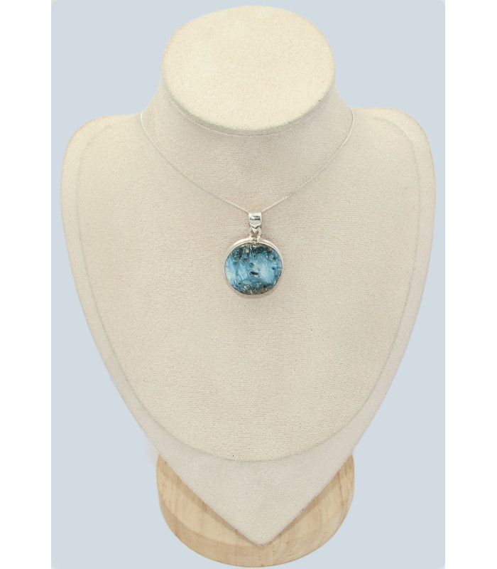 Pendentif Glacierite Nakaurite rond