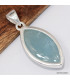 Pendentif Pierre naturelle en Aigue-marine cabochon