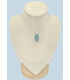 Pendentif Pierre naturelle en Aigue-marine cabochon