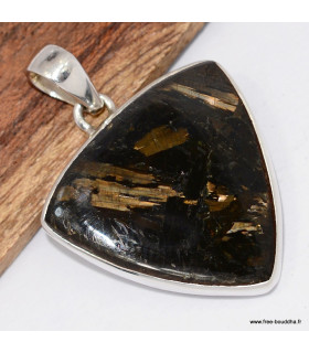 Pendentif Nuumite véritable triangulaire