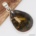 Pendentif goutte Authentique Nuumite - Pendentifs pierres naturelles