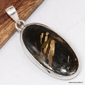 Pendentif Nuumite ovale allongé - Pendentifs pierres naturelles