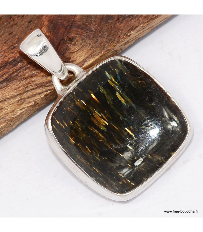 Pendentif Nuumite forme carrée
