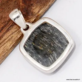 Pendentif Nuumite forme carrée - Pendentifs pierres naturelles