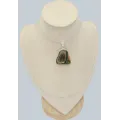 Pendentif argent Jaspe imperial forme libre - Bijoux en Jaspe Impérial