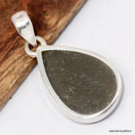 Pendentif goutte en Ammolite du Canada - Pendentifs pierres naturelles