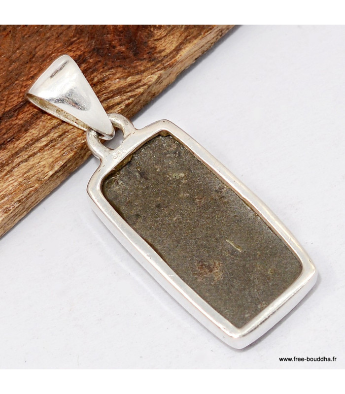 Pendentif Ammolite – Pierre du Canada qualité AAA en argent 925