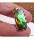 Pendentif Ammolite – Pierre du Canada qualité AAA en argent 925