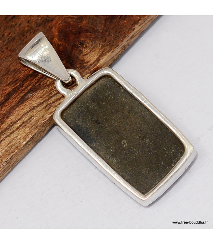 Pendentif Ammolite – Pierre du Canada qualité AAA en argent 925