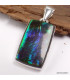 Pendentif Ammolite – Pierre du Canada qualité AAA en argent 925
