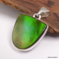 Pendentif Ammolite – Pierre du Canada qualité AAA en argent 925