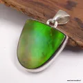 Pendentif Ammolite véritable grade AAA - Pendentifs pierres naturelles