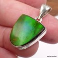 Pendentif Ammolite – Pierre du Canada qualité AAA en argent 925